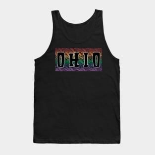 LGBTQ PATTERN USA OHIO Tank Top